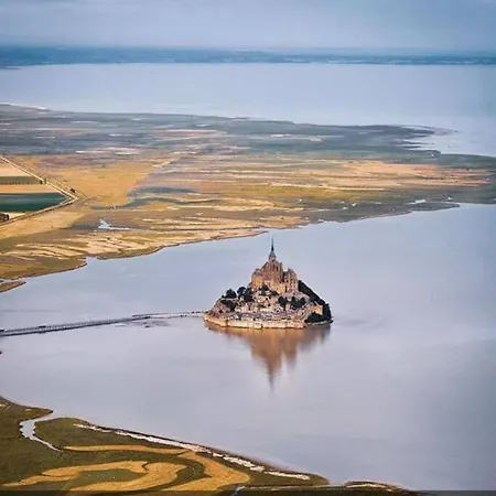 Au Mont Chez Vous #Jacuzzi Et Vue Mont-St-Michel# Villa Huisnes-sur-Mer Buitenkant foto
